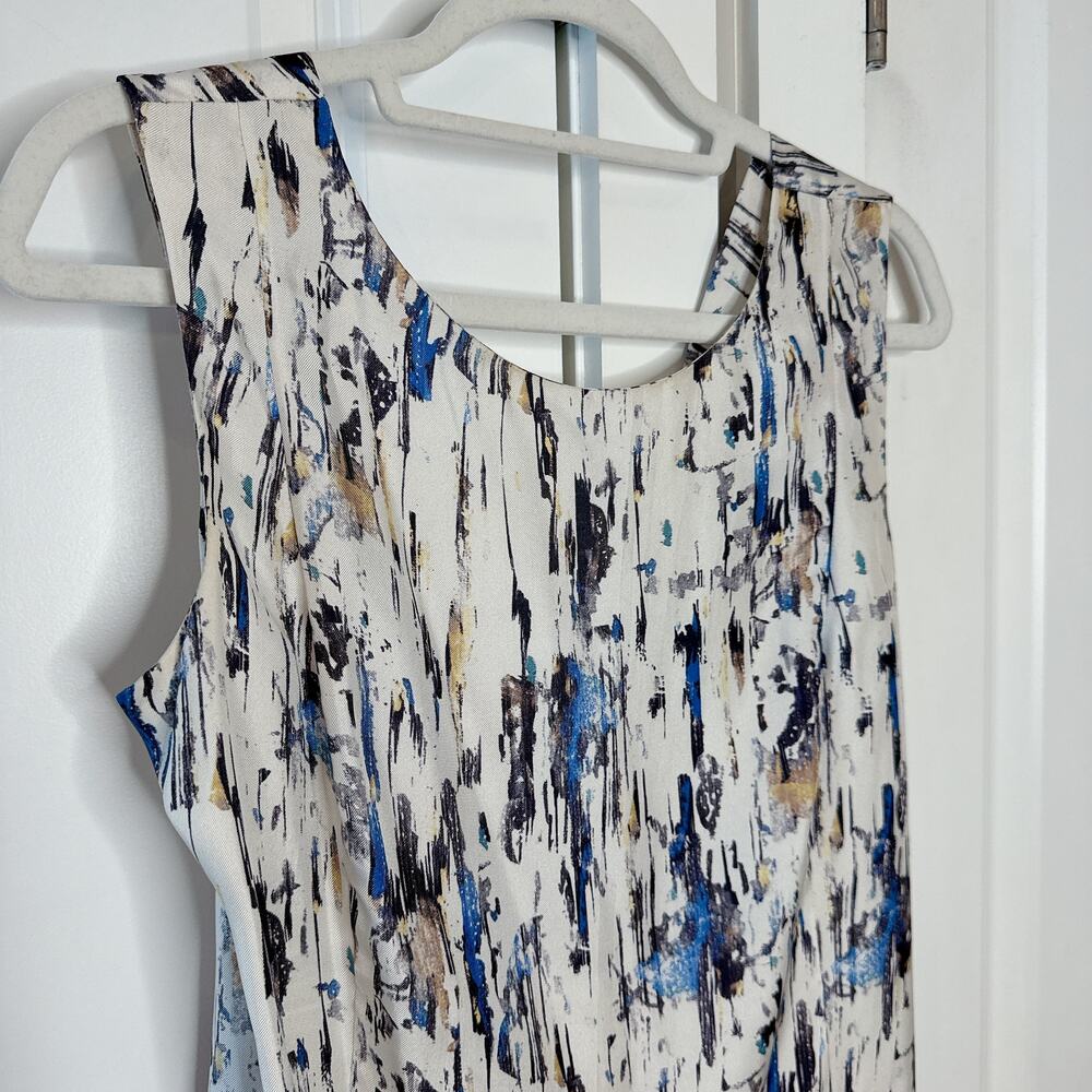PORTS 1961 Silk Abstact Mini Dress | 10 - Picture 6 of 8